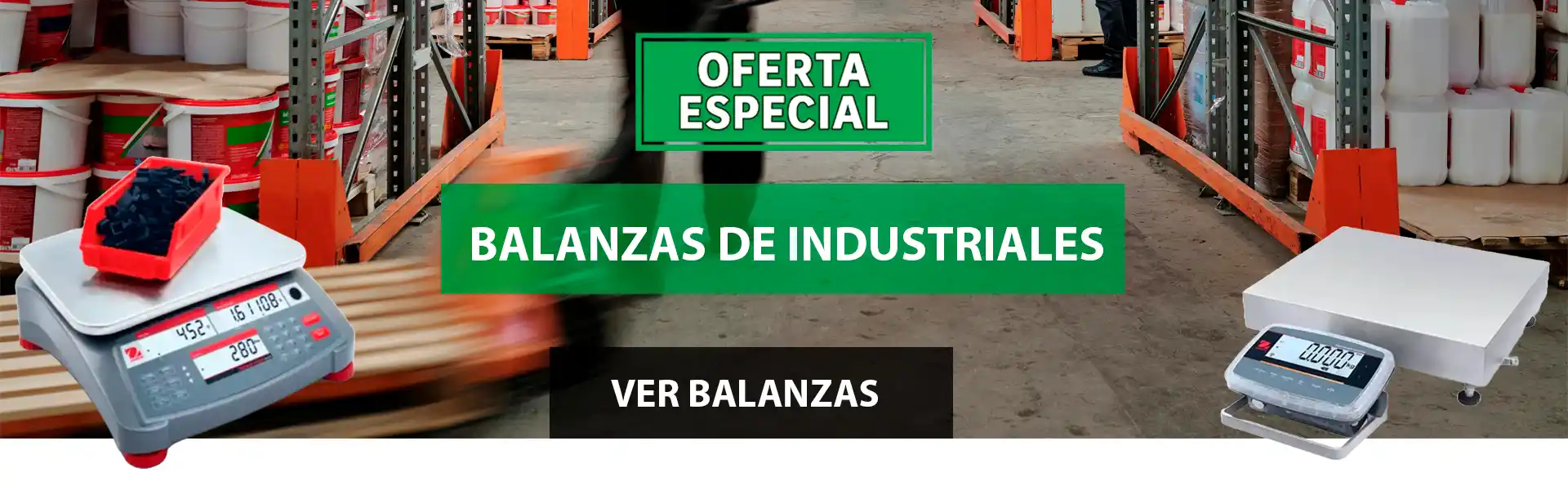 Banner de balanza industriales