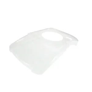 Funda protectora transparente para equipo, diseñada para proteger contra polvo y suciedad.