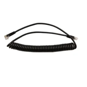 Cable en espiral con conectores RJ11 para conexión de dispositivos