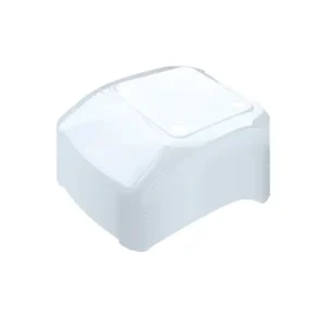 Funda de protección transparente apilable para balanza, diseño resistente y compacto