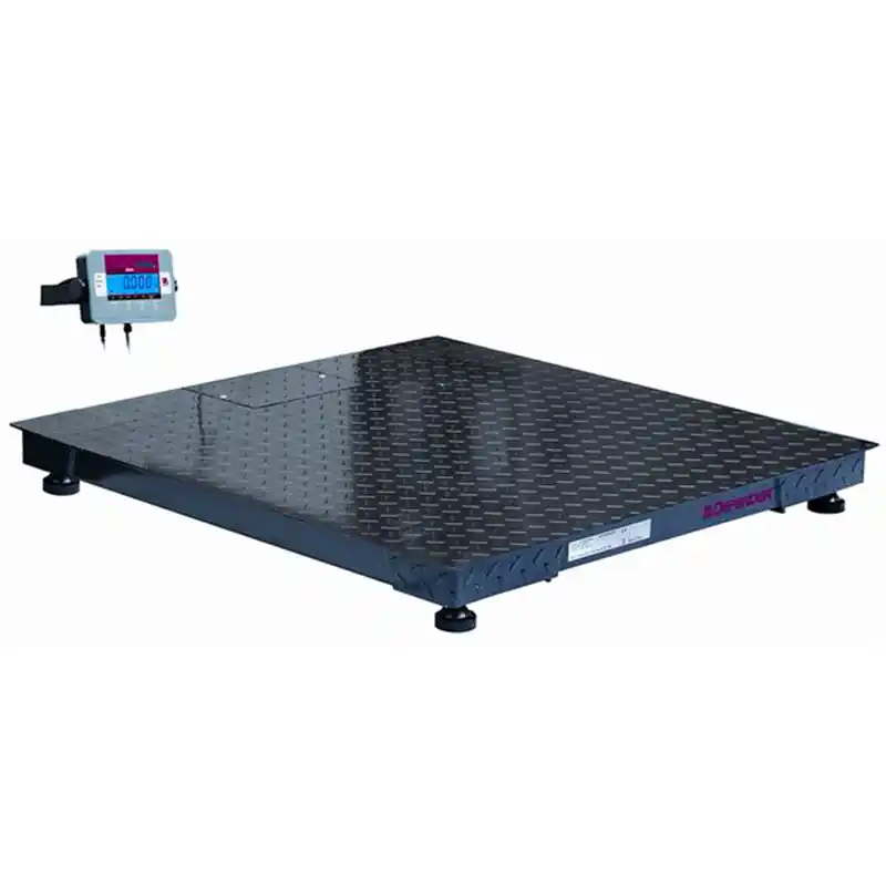 Plataforma de pesaje industrial con indicador digital Defender 3000 para mediciones precisas