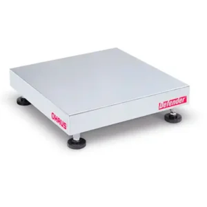 Plataforma Ohaus Defender 5000 en acero inoxidable con patas ajustables