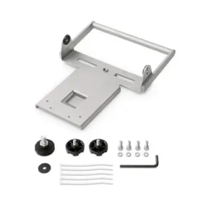 Kit de montaje en acero inoxidable para el modelo DT33, incluye piezas y herramientas de instalación.