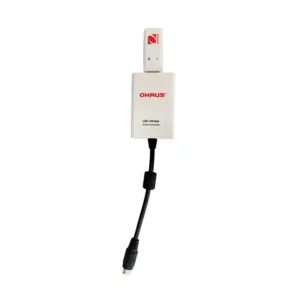 Adaptador de interfaz USB para dispositivos Ohaus con conector para conexión de datos