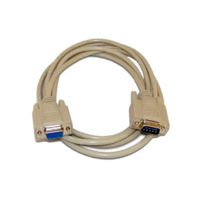 Cable RS232 de conexión con conector DB9 macho en ambos extremos