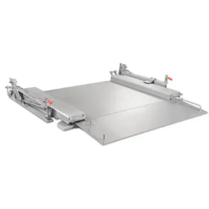 Plataforma abatible Defender 5000 para pesaje industrial en acero inoxidable Ohaus