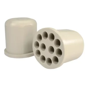 Gradilla 12 × 4–10 mL D16 mm Vac/Sar para rotor 4 × 250 mL