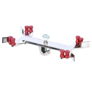 Sujetadores para buretas – Pinza doble, varilla y sets (acero inoxidable o zinc niquelado)