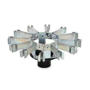 Sujetador para microtubos de acero inoxidable para agitador Vórtex